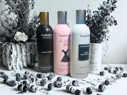 Pack 3 Parfums+ sac maquillage+ Pince girly